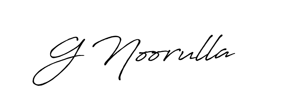 Make a beautiful signature design for name G Noorulla. Use this online signature maker to create a handwritten signature for free. G Noorulla signature style 7 images and pictures png