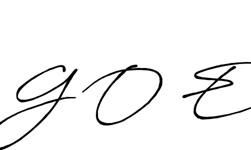 It looks lik you need a new signature style for name G O E. Design unique handwritten (Antro_Vectra_Bolder) signature with our free signature maker in just a few clicks. G O E signature style 7 images and pictures png