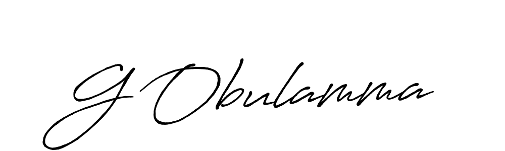 How to Draw G Obulamma signature style? Antro_Vectra_Bolder is a latest design signature styles for name G Obulamma. G Obulamma signature style 7 images and pictures png