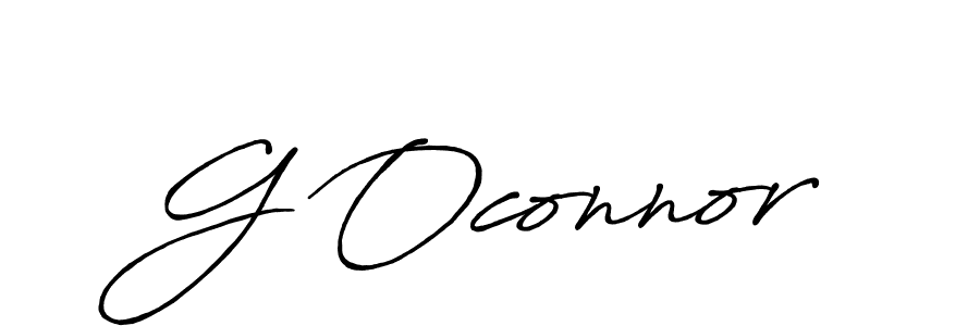 Create a beautiful signature design for name G Oconnor. With this signature (Antro_Vectra_Bolder) fonts, you can make a handwritten signature for free. G Oconnor signature style 7 images and pictures png