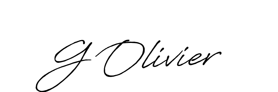 You should practise on your own different ways (Antro_Vectra_Bolder) to write your name (G Olivier) in signature. don't let someone else do it for you. G Olivier signature style 7 images and pictures png