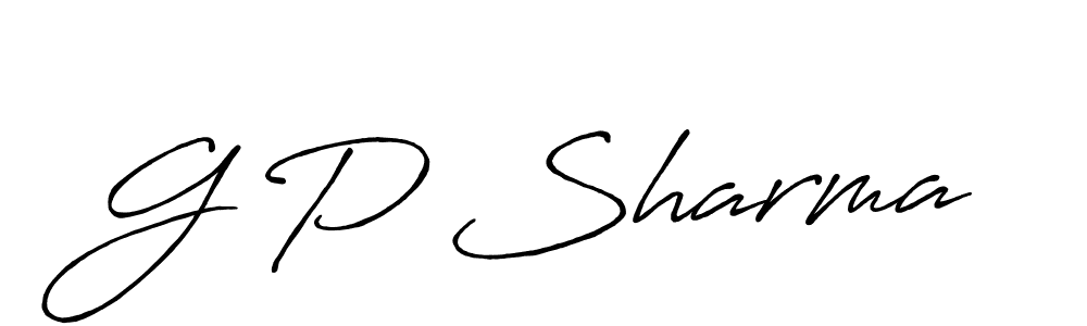 Also we have G P Sharma name is the best signature style. Create professional handwritten signature collection using Antro_Vectra_Bolder autograph style. G P Sharma signature style 7 images and pictures png