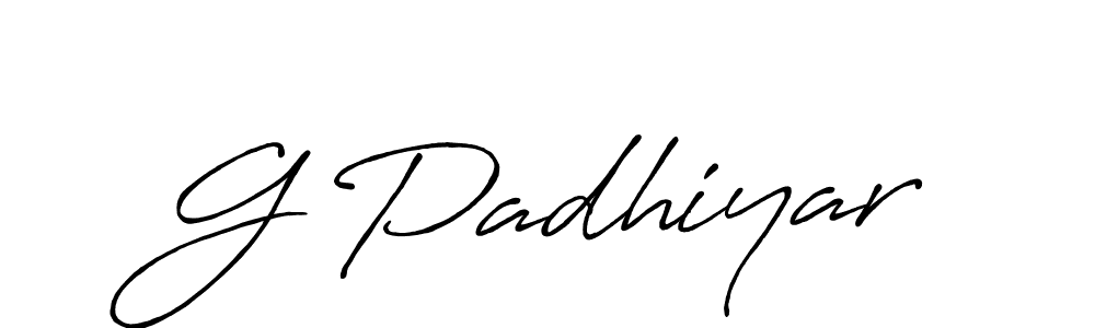 It looks lik you need a new signature style for name G Padhiyar. Design unique handwritten (Antro_Vectra_Bolder) signature with our free signature maker in just a few clicks. G Padhiyar signature style 7 images and pictures png