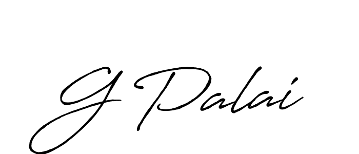 The best way (Antro_Vectra_Bolder) to make a short signature is to pick only two or three words in your name. The name G Palai include a total of six letters. For converting this name. G Palai signature style 7 images and pictures png