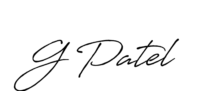 Similarly Antro_Vectra_Bolder is the best handwritten signature design. Signature creator online .You can use it as an online autograph creator for name G Patel. G Patel signature style 7 images and pictures png