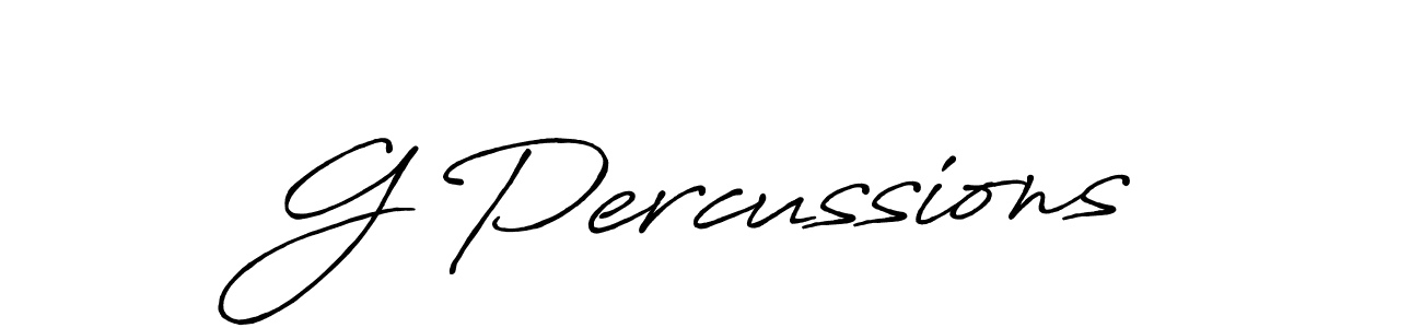 You can use this online signature creator to create a handwritten signature for the name G Percussions. This is the best online autograph maker. G Percussions signature style 7 images and pictures png