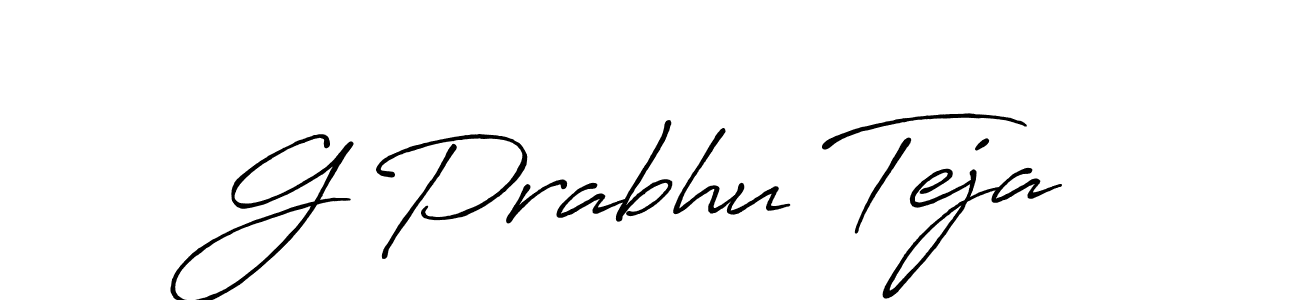 Once you've used our free online signature maker to create your best signature Antro_Vectra_Bolder style, it's time to enjoy all of the benefits that G Prabhu Teja name signing documents. G Prabhu Teja signature style 7 images and pictures png