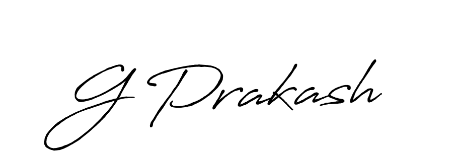 You should practise on your own different ways (Antro_Vectra_Bolder) to write your name (G Prakash) in signature. don't let someone else do it for you. G Prakash signature style 7 images and pictures png