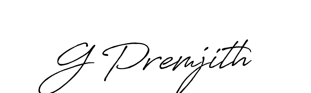 It looks lik you need a new signature style for name G Premjith. Design unique handwritten (Antro_Vectra_Bolder) signature with our free signature maker in just a few clicks. G Premjith signature style 7 images and pictures png