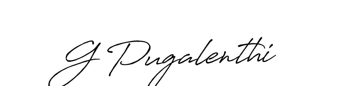 This is the best signature style for the G Pugalenthi name. Also you like these signature font (Antro_Vectra_Bolder). Mix name signature. G Pugalenthi signature style 7 images and pictures png