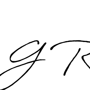 Also we have G R name is the best signature style. Create professional handwritten signature collection using Antro_Vectra_Bolder autograph style. G R signature style 7 images and pictures png