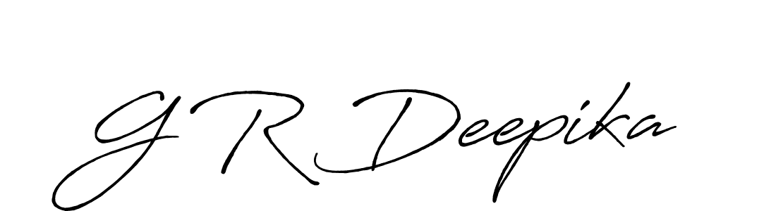 Also You can easily find your signature by using the search form. We will create G R Deepika name handwritten signature images for you free of cost using Antro_Vectra_Bolder sign style. G R Deepika signature style 7 images and pictures png