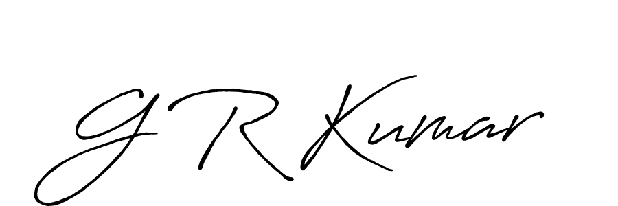 Once you've used our free online signature maker to create your best signature Antro_Vectra_Bolder style, it's time to enjoy all of the benefits that G R Kumar name signing documents. G R Kumar signature style 7 images and pictures png