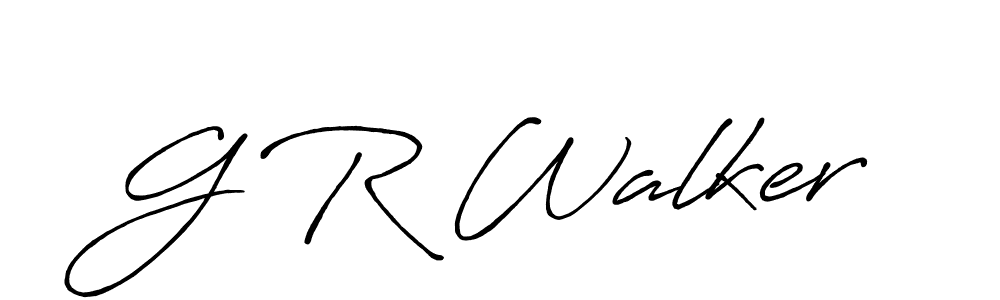 Similarly Antro_Vectra_Bolder is the best handwritten signature design. Signature creator online .You can use it as an online autograph creator for name G R Walker. G R Walker signature style 7 images and pictures png
