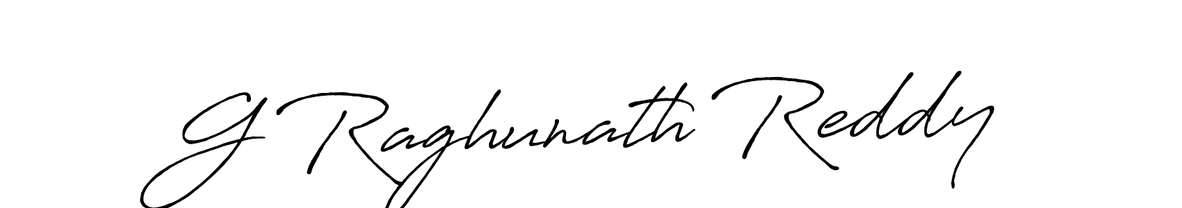 Also You can easily find your signature by using the search form. We will create G Raghunath Reddy name handwritten signature images for you free of cost using Antro_Vectra_Bolder sign style. G Raghunath Reddy signature style 7 images and pictures png