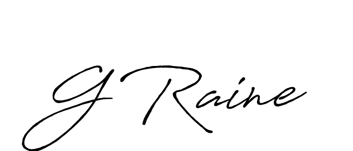 if you are searching for the best signature style for your name G Raine. so please give up your signature search. here we have designed multiple signature styles  using Antro_Vectra_Bolder. G Raine signature style 7 images and pictures png