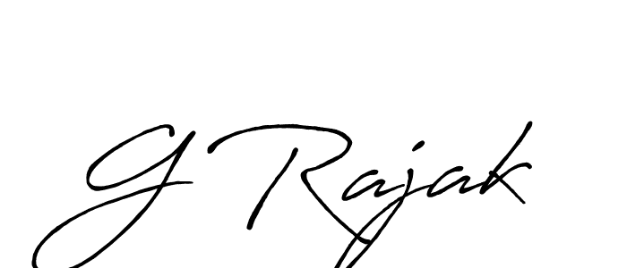 Make a beautiful signature design for name G Rajak. Use this online signature maker to create a handwritten signature for free. G Rajak signature style 7 images and pictures png