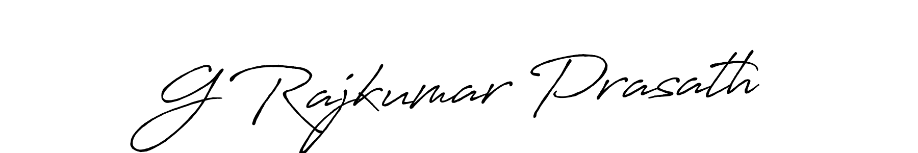 Make a short G Rajkumar Prasath signature style. Manage your documents anywhere anytime using Antro_Vectra_Bolder. Create and add eSignatures, submit forms, share and send files easily. G Rajkumar Prasath signature style 7 images and pictures png