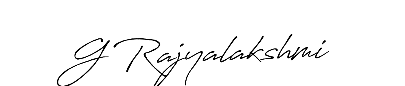 The best way (Antro_Vectra_Bolder) to make a short signature is to pick only two or three words in your name. The name G Rajyalakshmi include a total of six letters. For converting this name. G Rajyalakshmi signature style 7 images and pictures png