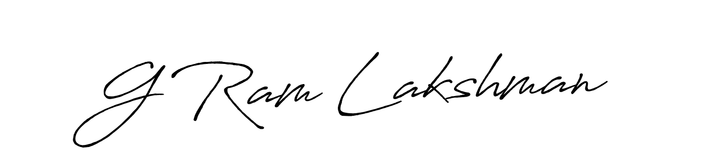 if you are searching for the best signature style for your name G Ram Lakshman. so please give up your signature search. here we have designed multiple signature styles  using Antro_Vectra_Bolder. G Ram Lakshman signature style 7 images and pictures png