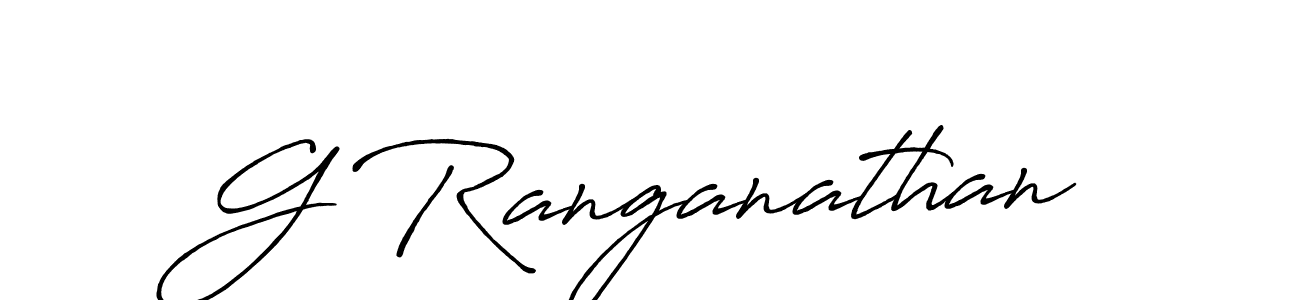 The best way (Antro_Vectra_Bolder) to make a short signature is to pick only two or three words in your name. The name G Ranganathan include a total of six letters. For converting this name. G Ranganathan signature style 7 images and pictures png