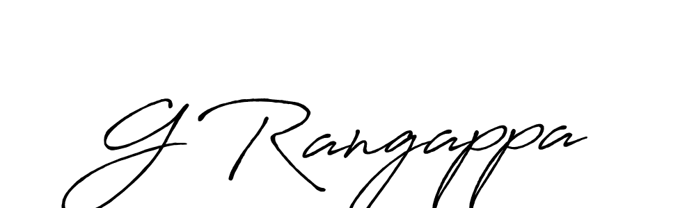 Antro_Vectra_Bolder is a professional signature style that is perfect for those who want to add a touch of class to their signature. It is also a great choice for those who want to make their signature more unique. Get G Rangappa name to fancy signature for free. G Rangappa signature style 7 images and pictures png