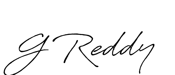 Also You can easily find your signature by using the search form. We will create G Reddy name handwritten signature images for you free of cost using Antro_Vectra_Bolder sign style. G Reddy signature style 7 images and pictures png