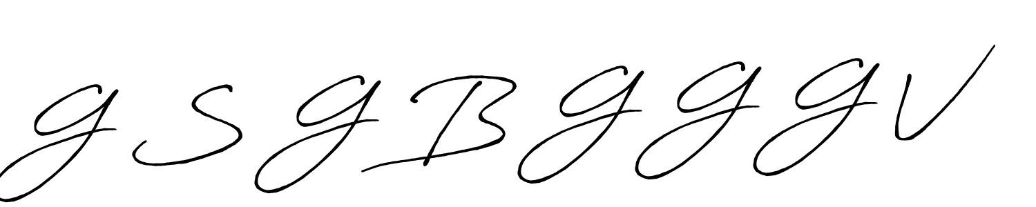 The best way (Antro_Vectra_Bolder) to make a short signature is to pick only two or three words in your name. The name G S G B G G G V include a total of six letters. For converting this name. G S G B G G G V signature style 7 images and pictures png