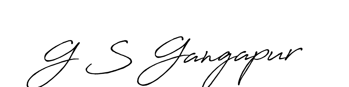 How to Draw G S Gangapur signature style? Antro_Vectra_Bolder is a latest design signature styles for name G S Gangapur. G S Gangapur signature style 7 images and pictures png