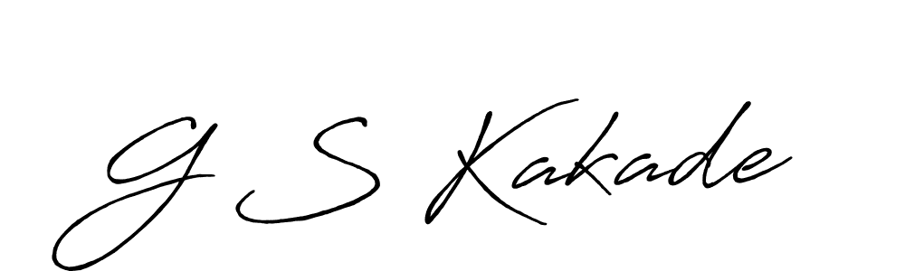 You should practise on your own different ways (Antro_Vectra_Bolder) to write your name (G S Kakade) in signature. don't let someone else do it for you. G S Kakade signature style 7 images and pictures png