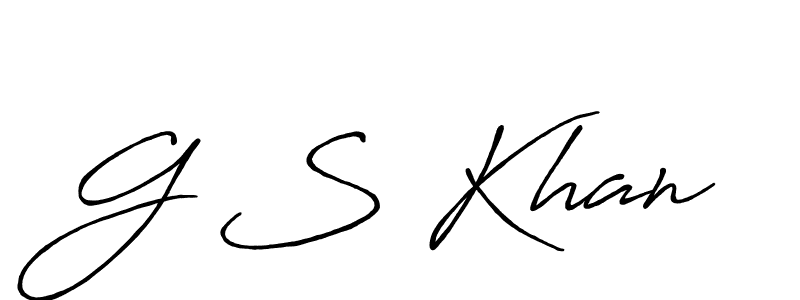 You should practise on your own different ways (Antro_Vectra_Bolder) to write your name (G S Khan) in signature. don't let someone else do it for you. G S Khan signature style 7 images and pictures png