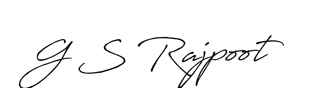 Also we have G S Rajpoot name is the best signature style. Create professional handwritten signature collection using Antro_Vectra_Bolder autograph style. G S Rajpoot signature style 7 images and pictures png