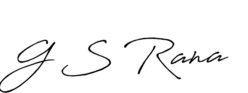 if you are searching for the best signature style for your name G S Rana. so please give up your signature search. here we have designed multiple signature styles  using Antro_Vectra_Bolder. G S Rana signature style 7 images and pictures png