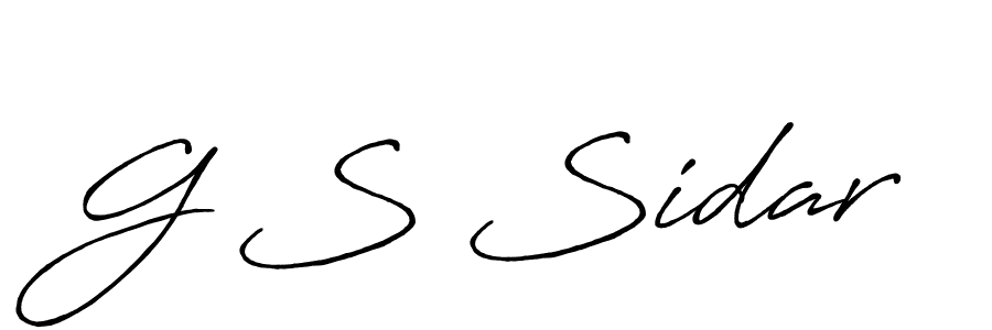 Make a beautiful signature design for name G S Sidar. Use this online signature maker to create a handwritten signature for free. G S Sidar signature style 7 images and pictures png