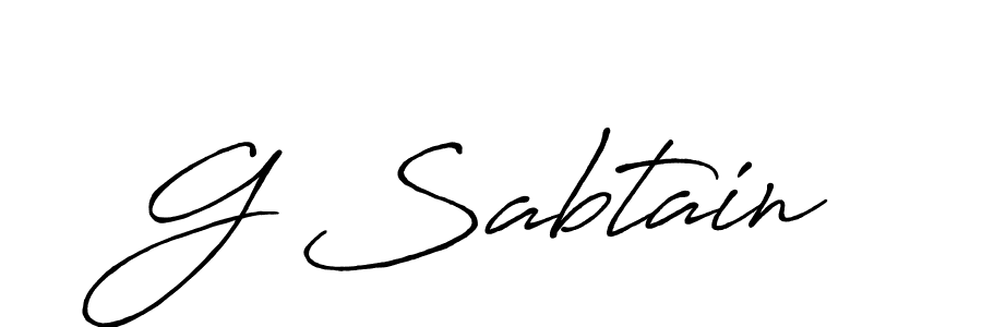 Once you've used our free online signature maker to create your best signature Antro_Vectra_Bolder style, it's time to enjoy all of the benefits that G Sabtain name signing documents. G Sabtain signature style 7 images and pictures png