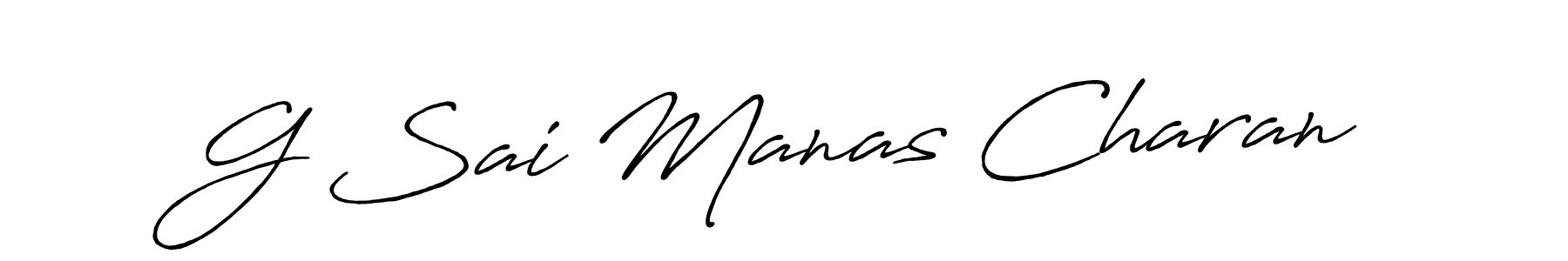 Make a beautiful signature design for name G Sai Manas Charan. Use this online signature maker to create a handwritten signature for free. G Sai Manas Charan signature style 7 images and pictures png