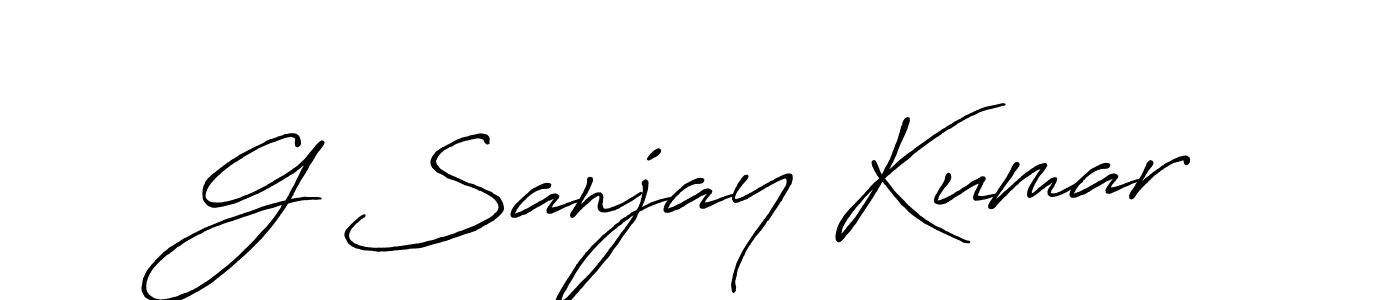 How to Draw G Sanjay Kumar signature style? Antro_Vectra_Bolder is a latest design signature styles for name G Sanjay Kumar. G Sanjay Kumar signature style 7 images and pictures png