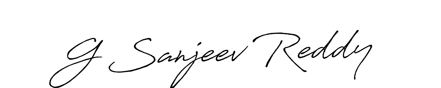 if you are searching for the best signature style for your name G Sanjeev Reddy. so please give up your signature search. here we have designed multiple signature styles  using Antro_Vectra_Bolder. G Sanjeev Reddy signature style 7 images and pictures png