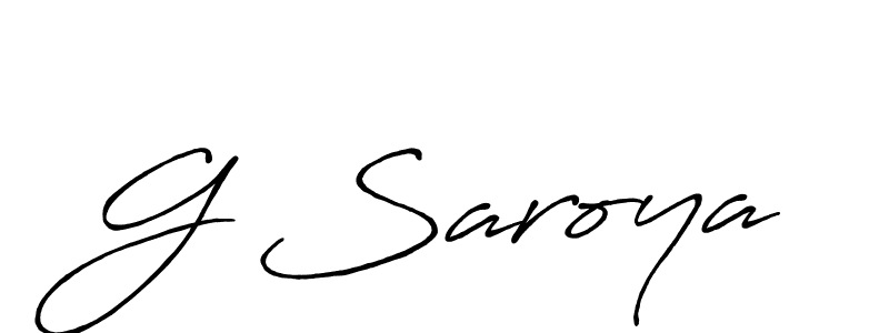 Once you've used our free online signature maker to create your best signature Antro_Vectra_Bolder style, it's time to enjoy all of the benefits that G Saroya name signing documents. G Saroya signature style 7 images and pictures png