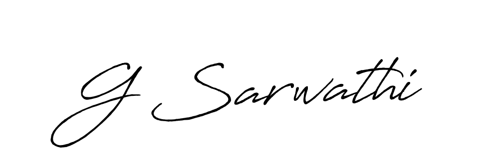Once you've used our free online signature maker to create your best signature Antro_Vectra_Bolder style, it's time to enjoy all of the benefits that G Sarwathi name signing documents. G Sarwathi signature style 7 images and pictures png