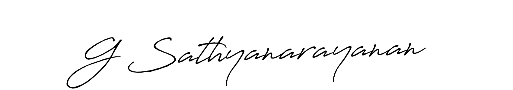 Make a beautiful signature design for name G Sathyanarayanan. Use this online signature maker to create a handwritten signature for free. G Sathyanarayanan signature style 7 images and pictures png