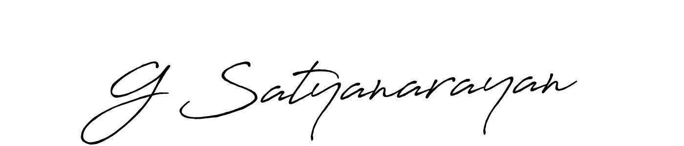 How to make G Satyanarayan signature? Antro_Vectra_Bolder is a professional autograph style. Create handwritten signature for G Satyanarayan name. G Satyanarayan signature style 7 images and pictures png