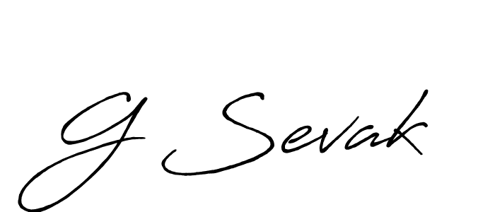 It looks lik you need a new signature style for name G Sevak. Design unique handwritten (Antro_Vectra_Bolder) signature with our free signature maker in just a few clicks. G Sevak signature style 7 images and pictures png