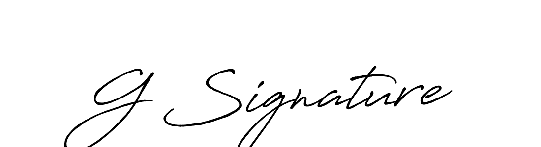 Once you've used our free online signature maker to create your best signature Antro_Vectra_Bolder style, it's time to enjoy all of the benefits that G Signature name signing documents. G Signature signature style 7 images and pictures png