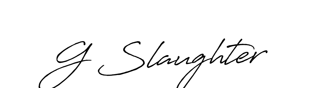 Make a beautiful signature design for name G Slaughter. Use this online signature maker to create a handwritten signature for free. G Slaughter signature style 7 images and pictures png