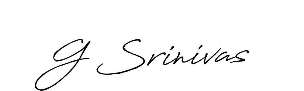 The best way (Antro_Vectra_Bolder) to make a short signature is to pick only two or three words in your name. The name G Srinivas include a total of six letters. For converting this name. G Srinivas signature style 7 images and pictures png