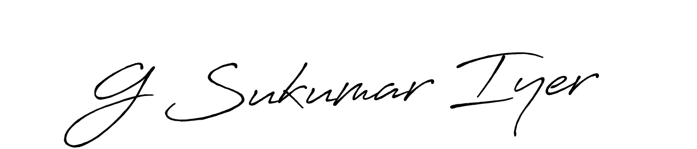 Here are the top 10 professional signature styles for the name G Sukumar Iyer. These are the best autograph styles you can use for your name. G Sukumar Iyer signature style 7 images and pictures png