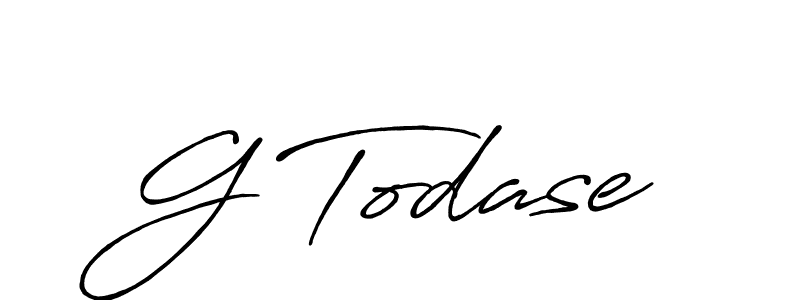 You should practise on your own different ways (Antro_Vectra_Bolder) to write your name (G Todase) in signature. don't let someone else do it for you. G Todase signature style 7 images and pictures png