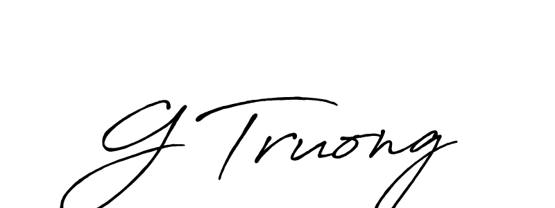 Use a signature maker to create a handwritten signature online. With this signature software, you can design (Antro_Vectra_Bolder) your own signature for name G Truong. G Truong signature style 7 images and pictures png