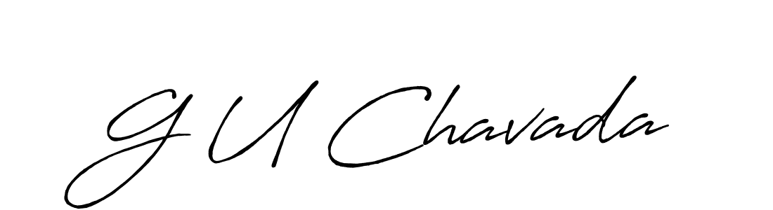 Make a beautiful signature design for name G U Chavada. Use this online signature maker to create a handwritten signature for free. G U Chavada signature style 7 images and pictures png
